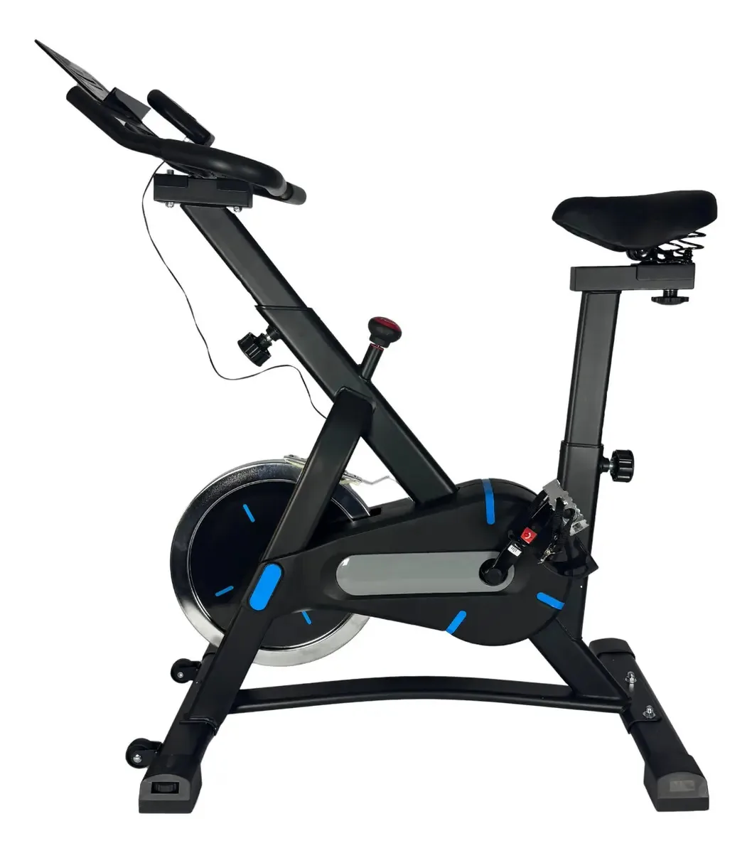 Bicicleta Ergométrica Fitness Para Cardio E Musculação Com Base Cor Preto E Vermelho Epsilon Marca Redfin 10kg Inercia