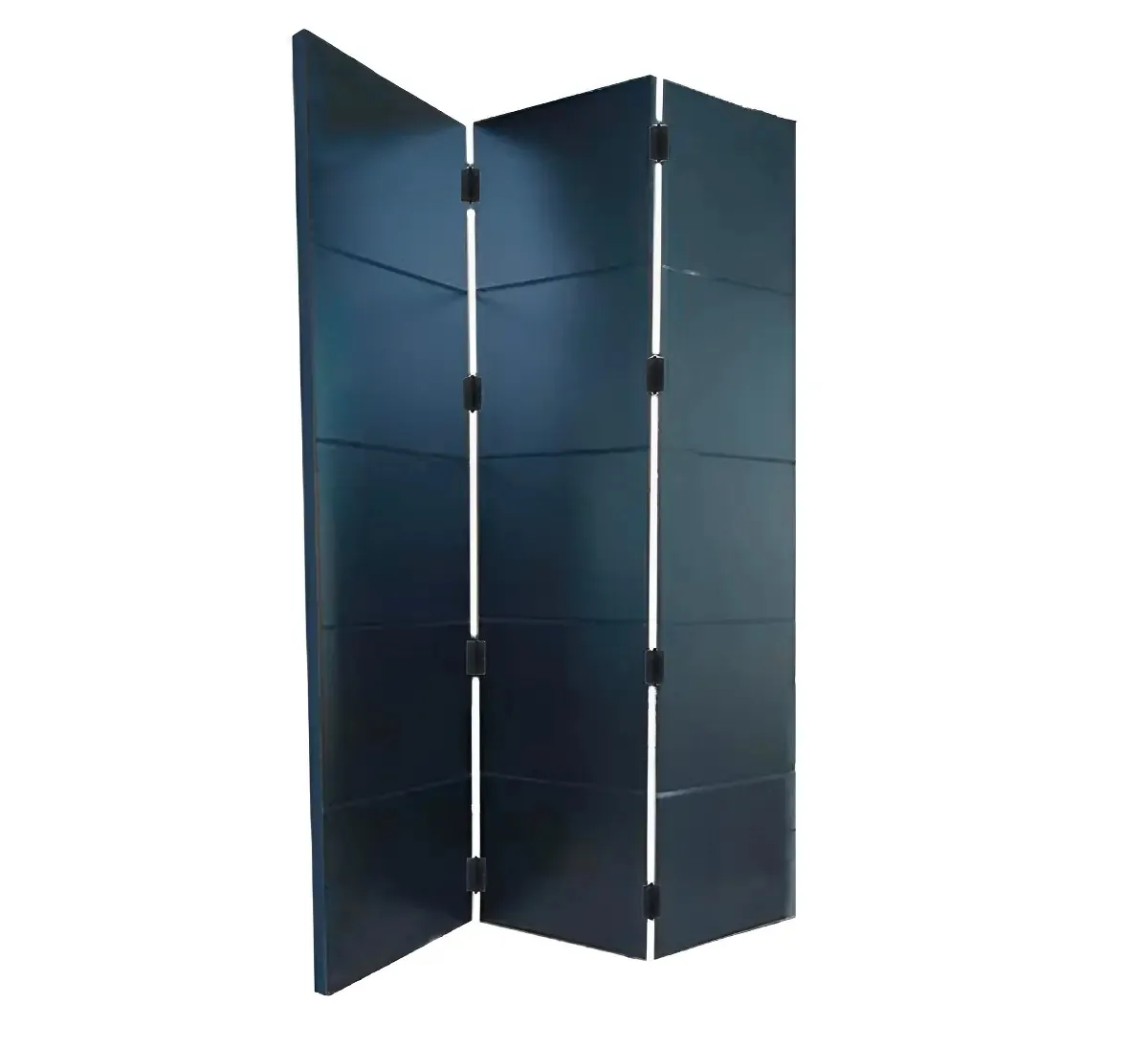 Biombo Frisado Preto 180x135cm Casablanca Wt