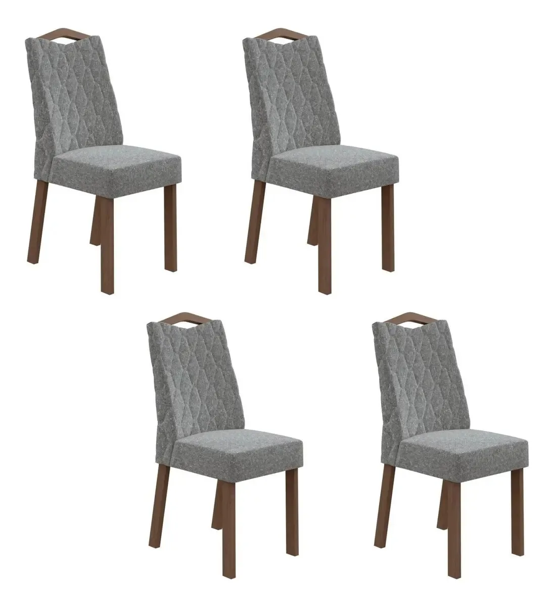 Conjunto 4 Cadeiras Vênus Móveis Lopas