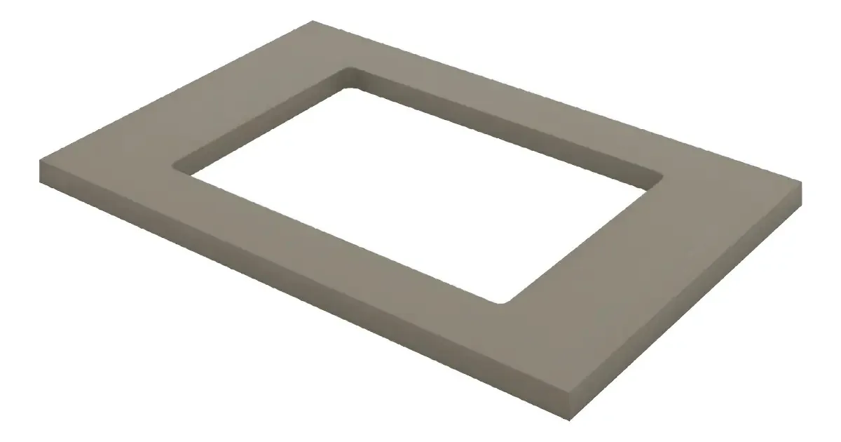 Tampo De Balcão Para Cooktop 100% Mdf Aurora Espresso