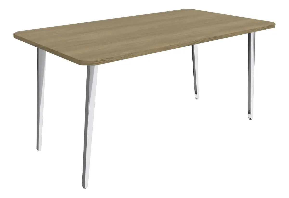 Base Para Mesa De Jantar Iguaçu Cromada Djwt