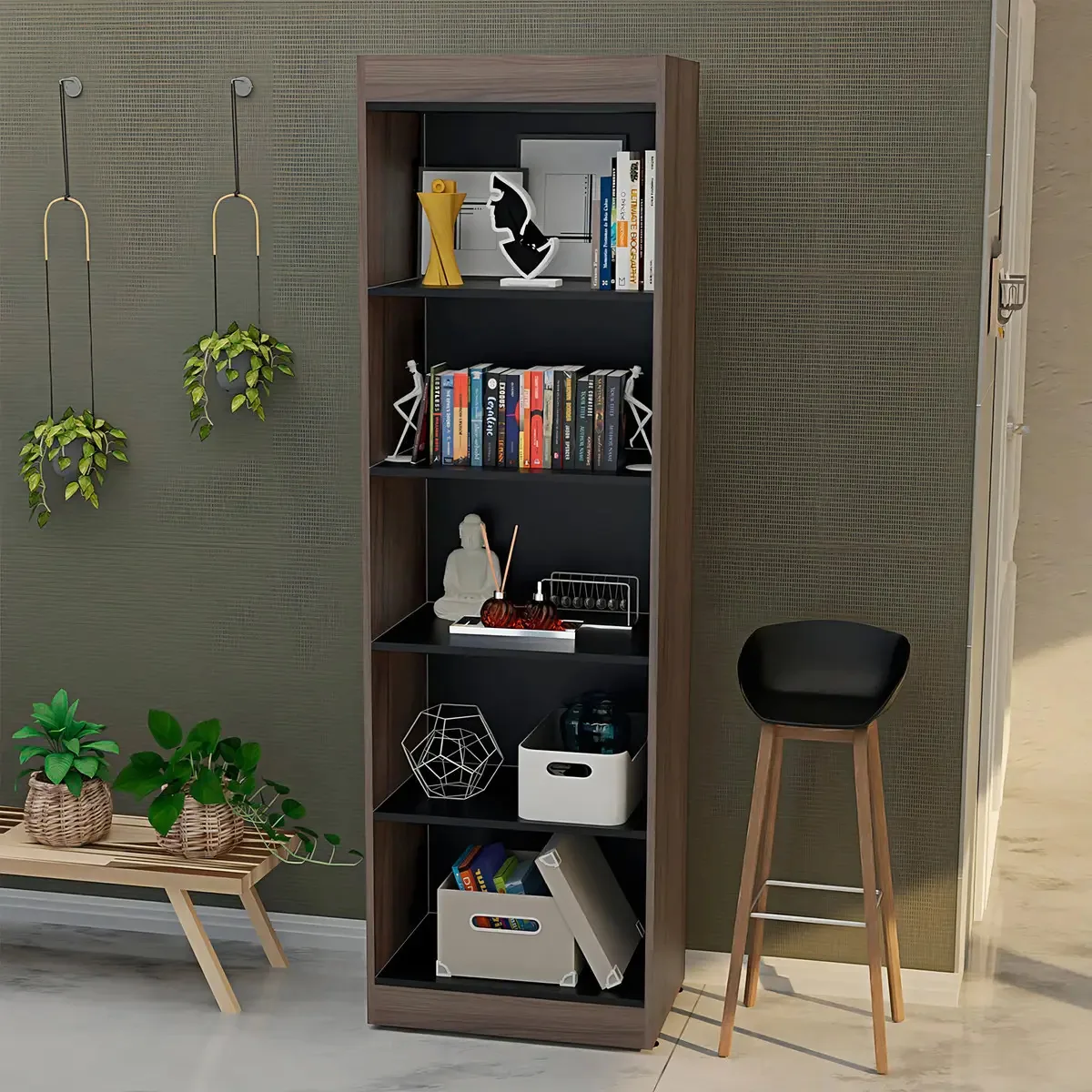 Estante Para Livros Multiuso Livreiro Organizador Bhwt