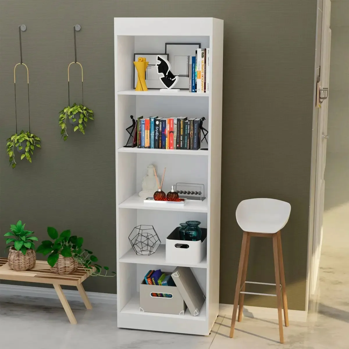 Estante Para Livros Multiuso Livreiro Organizador Fgwt