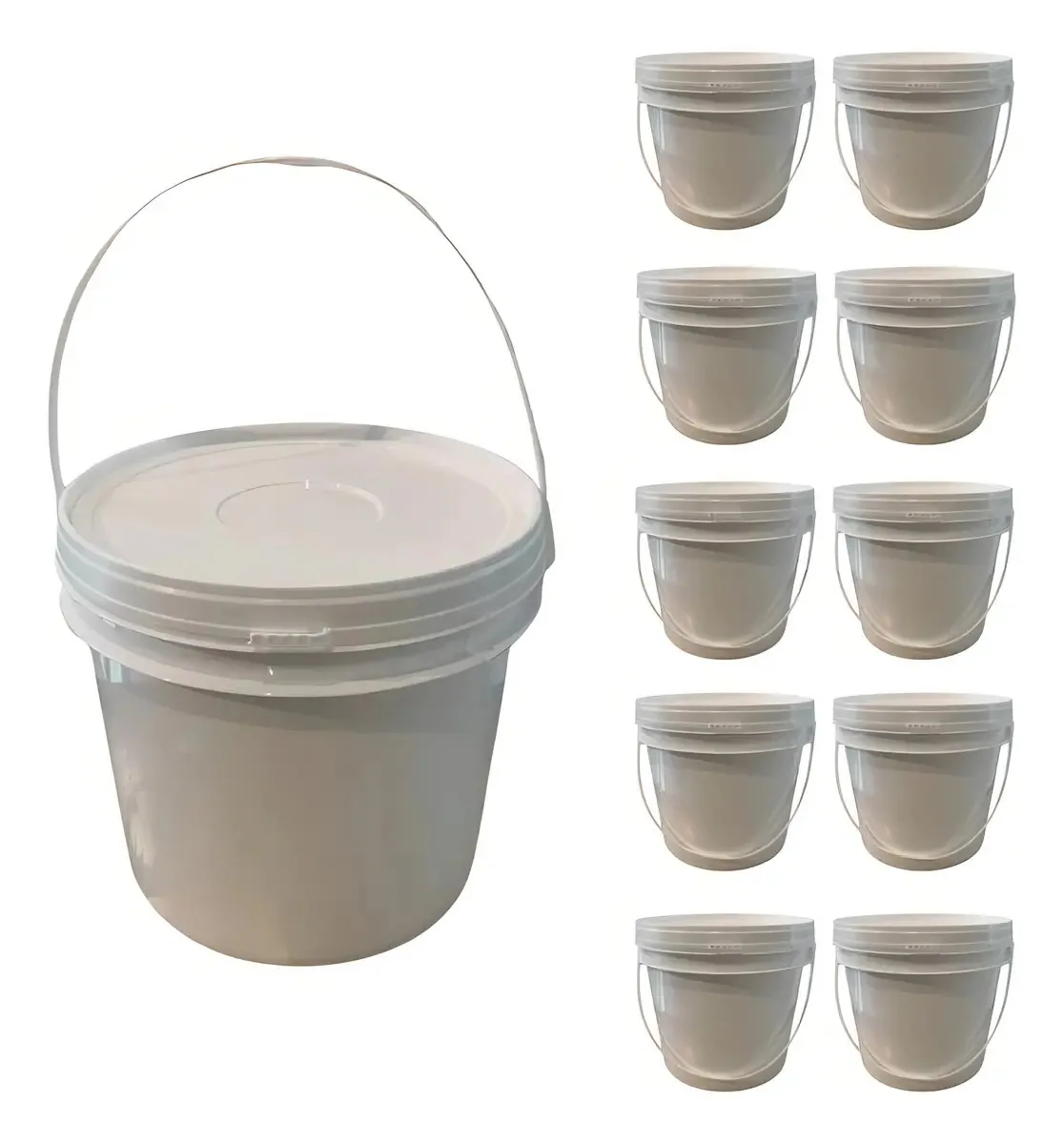 Balde Para Graxas De 2.2 Litros 10 Pçs