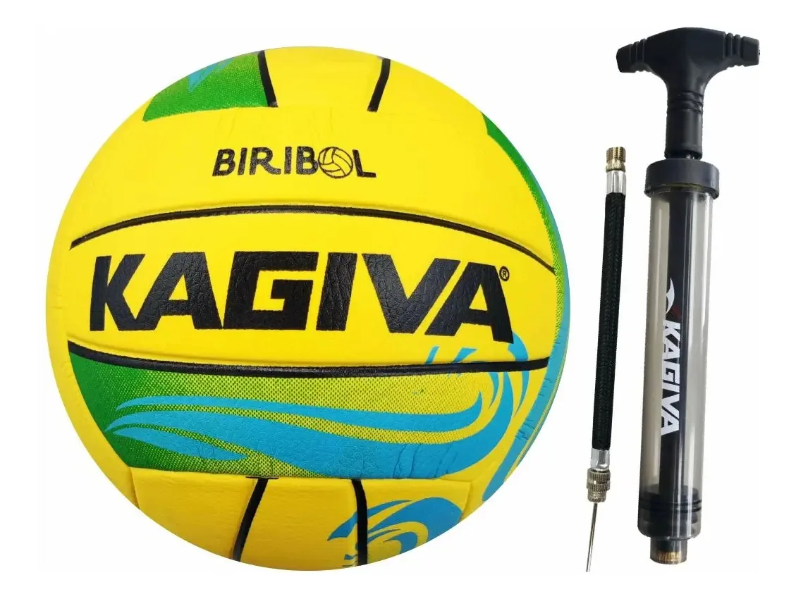 Bola Biribol Kagiva Vôlei Piscina Mais Ilador C Cor Amarelo