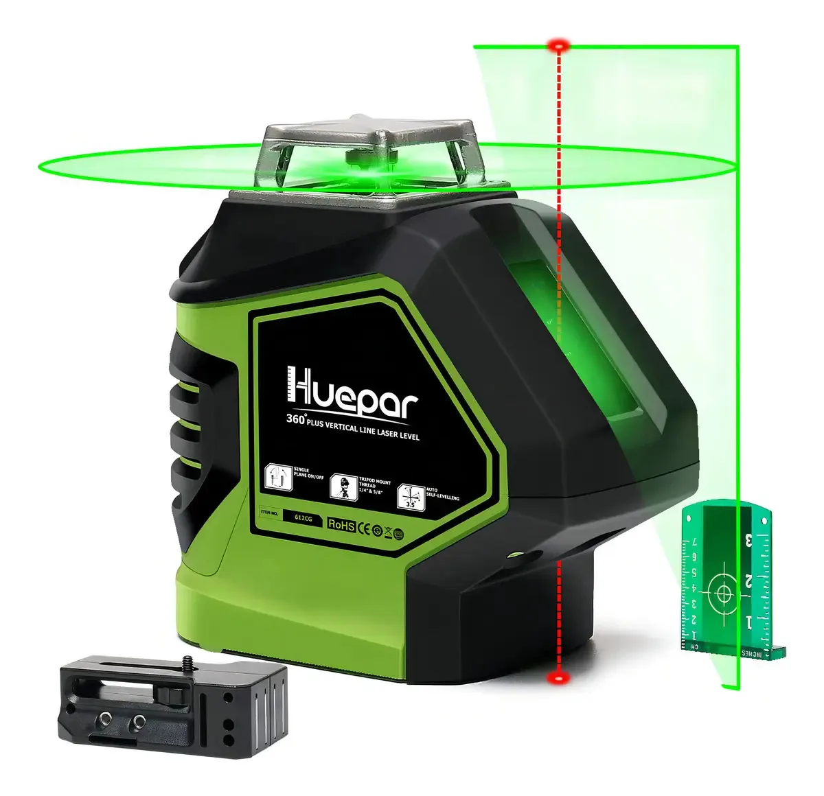 Nível Laser Huepar Vermelho Preto.