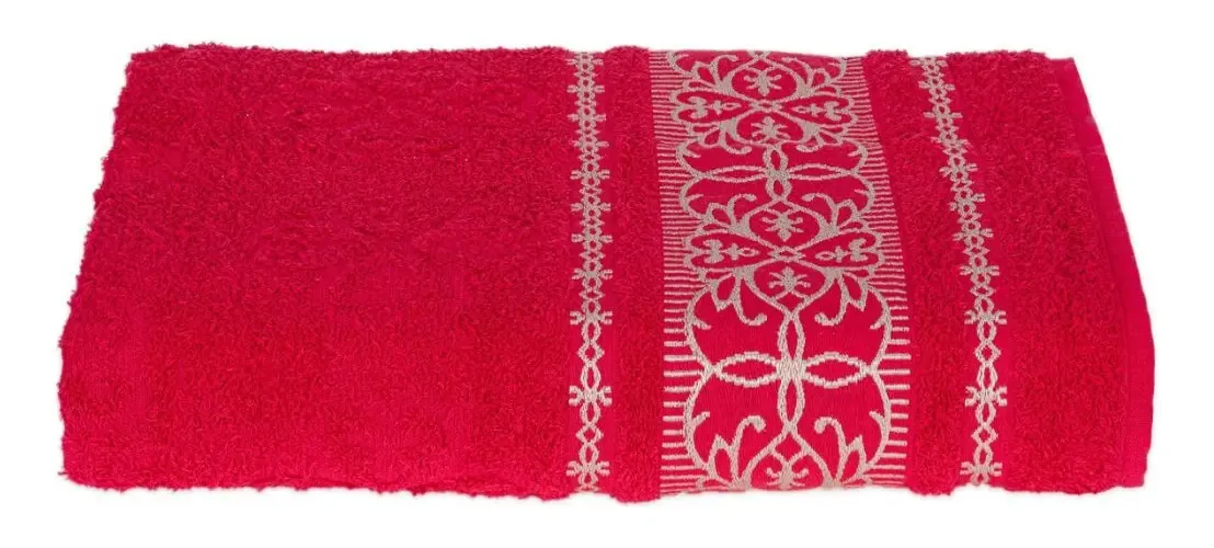 Toalha De Rosto Munique Mafratex Vermelho