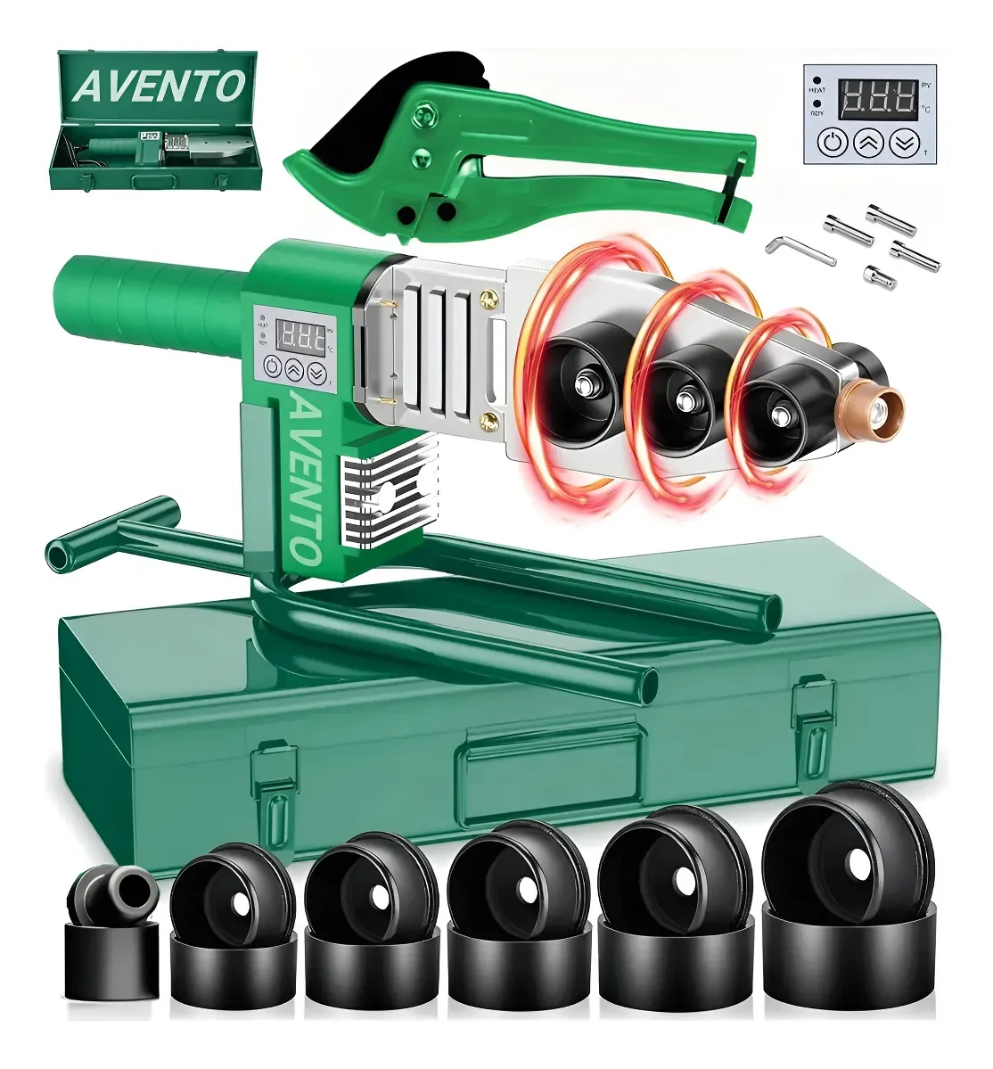 Termofusora Avento 1000W 6 Bicos 20-63mm PPR PVC