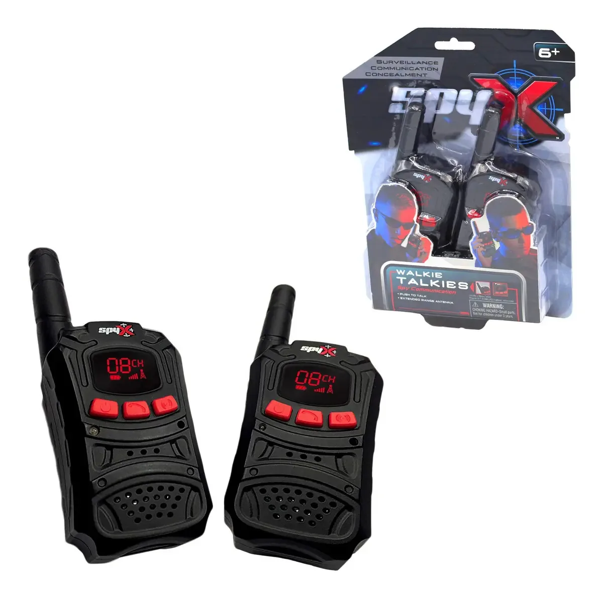 Espiões Spyx Walkie Talkies - feitos para mãos pequenas e. Cor Multicolor