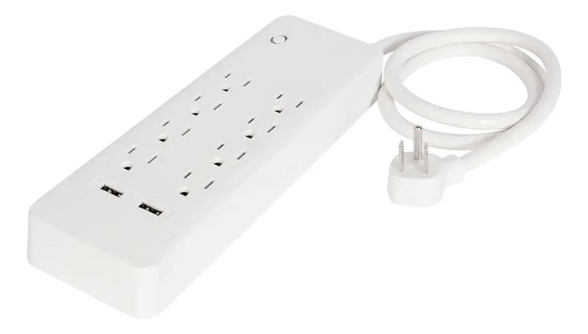 Iusa Multicontact 8 entradas com supressor de sobretensão e 2 USB