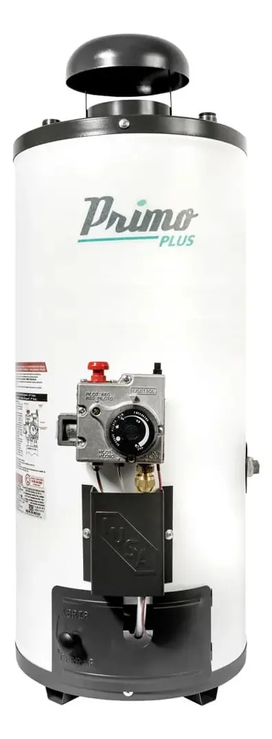Aquecedor de água a gás branco Iusa Primo Plus R08 Lp
