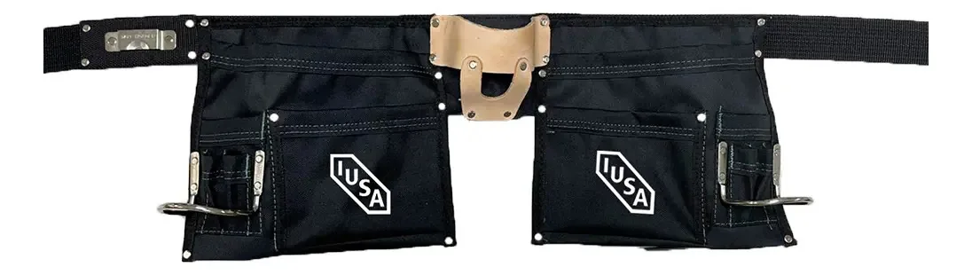 Porta-ferramentas duplo de poliéster, 10 compartimentos, Iu