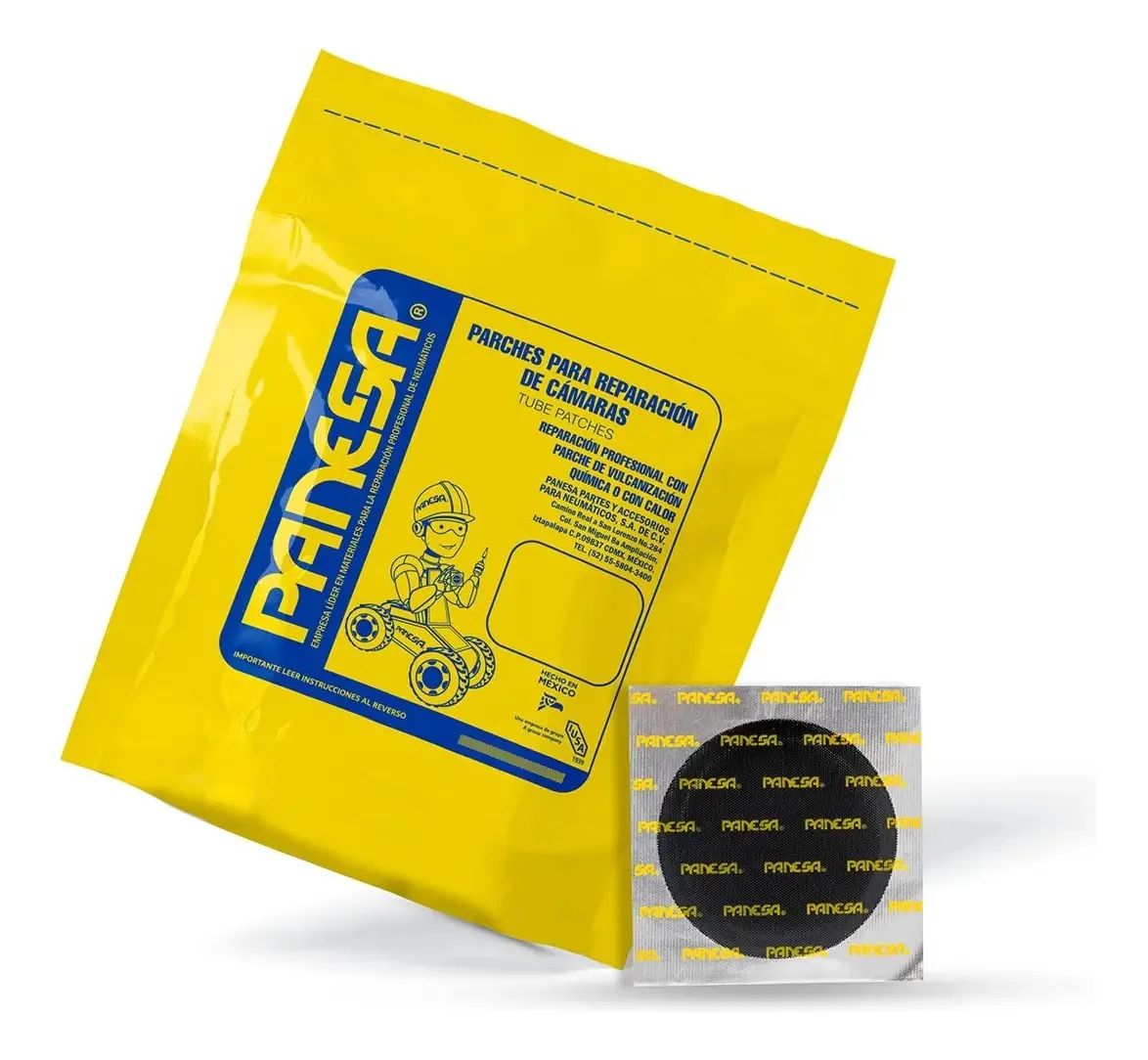 Bolsa Panesa P-4 Patches 73 mm, 50 unidades, câmara de vulcanização