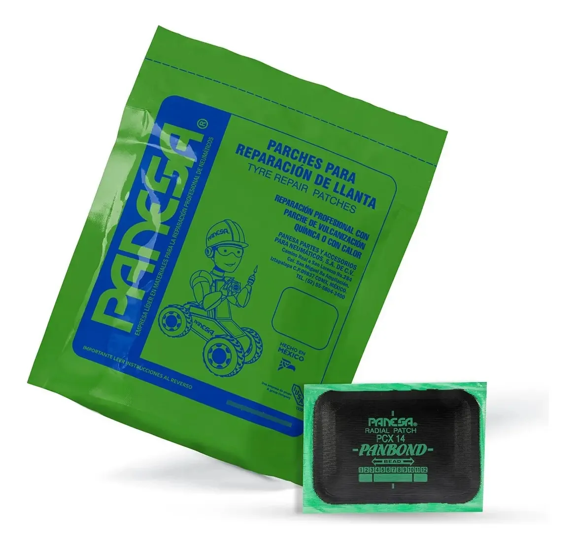 Roda radial Panesa Panbond Pcx14 Patches 85x130mm 50pcs