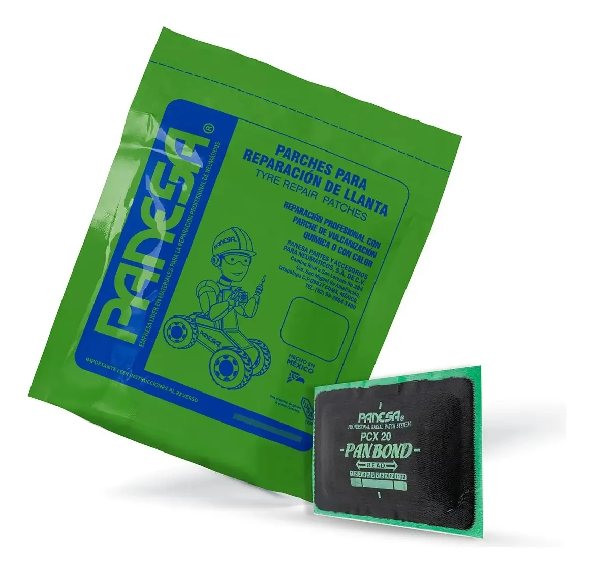 Roda radial Panesa Panbond Pcx20 Patches 80x127mm 30pcs