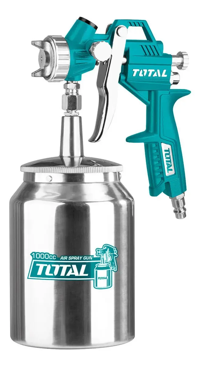 Pistola pneumática para pintura de azul