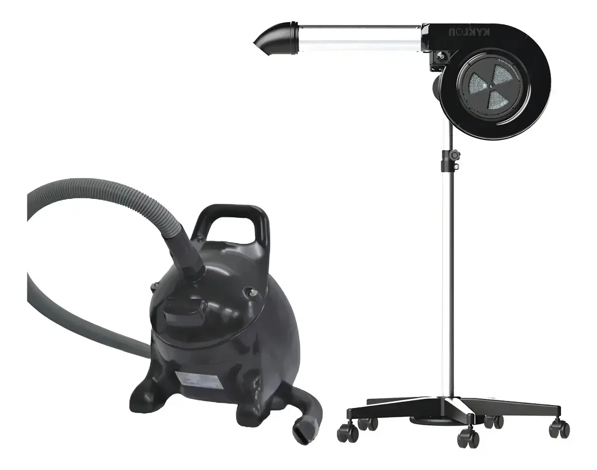 Secador Maestro e Soprador RX Kyklon Preto Potente para Petshop Profissional