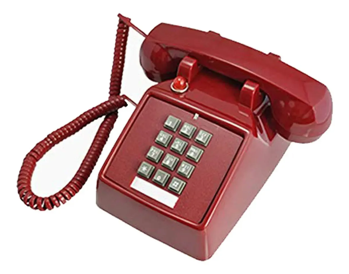 Telpal Telefones Fixos Com Fio Para A Velha Guarda, Telefone De Mesa Individual, Telefones Para Deficientes Auditivos Para Idosos, Telefones De Estilo Antigo, Para Casa E