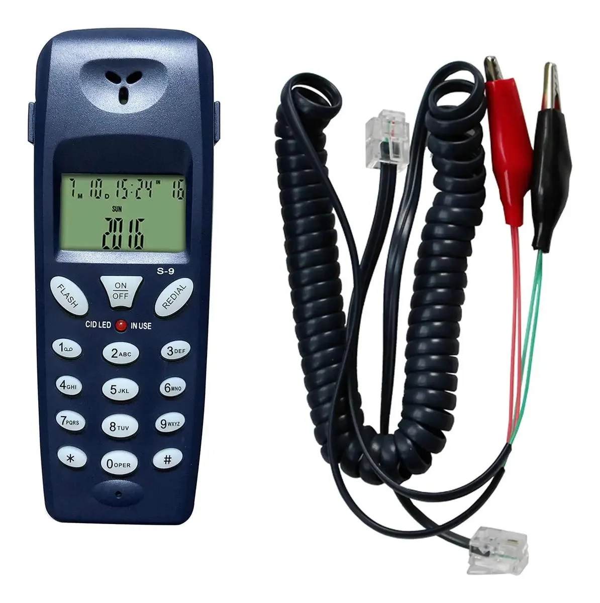 Teste de linha telefônica conjunta Telpal Fiellline