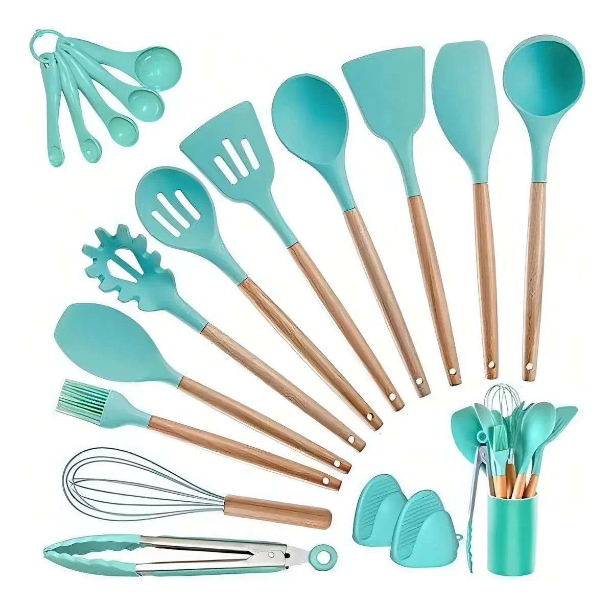 Conjunto de utensílios de cozinha Silico Kitchen Utensilios