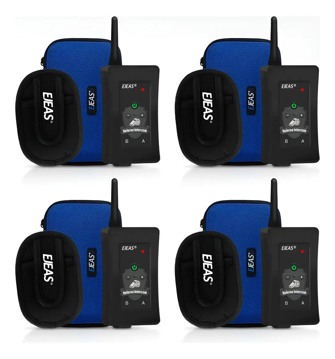 Conjunto de 4 interfones Ejeas Fbim para árbitros