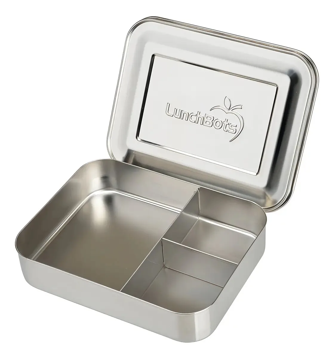 Recipiente para alimentos de 3 seções Lunchbots Bento Trio, G