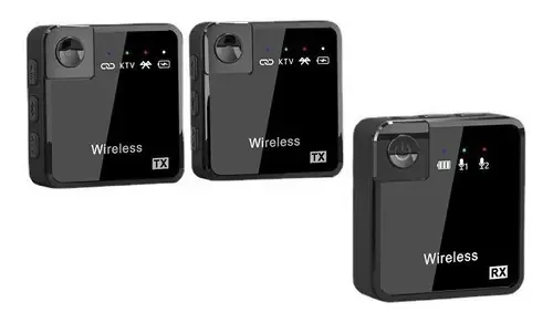 Microfones de lapela omnidirecionais sem fio Gc G24 2.4G