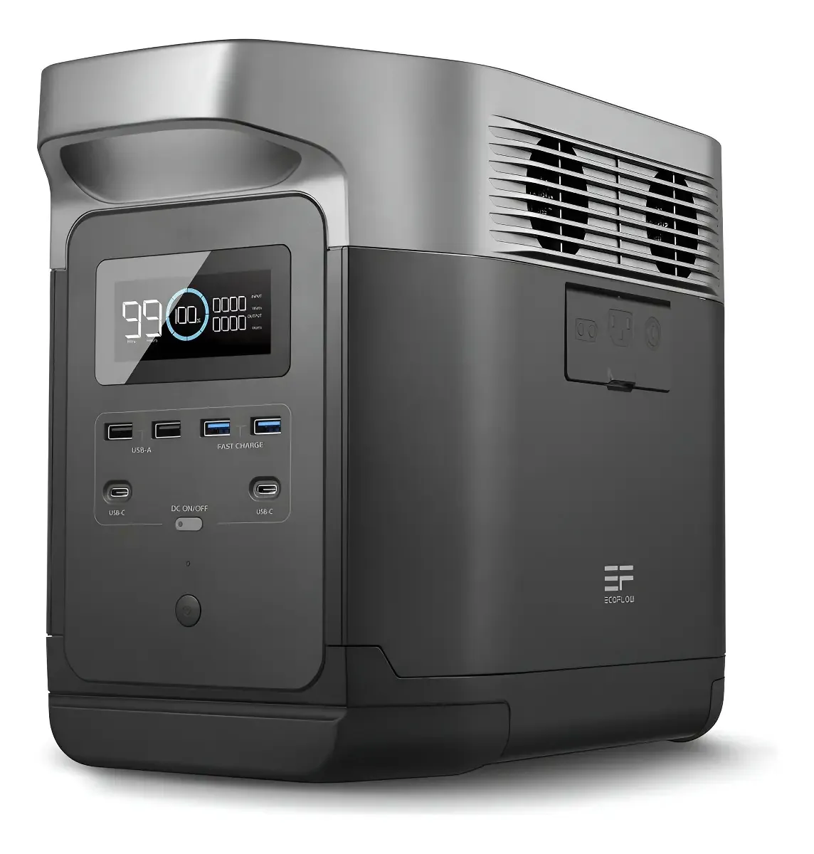 Central elétrica portátil Ef Ecoflow Delta 1300, gerador de energia solar de 1260 Wh com 6 saídas AC de 1800 W, gerador solar (painel solar opcional) para acampamento ao ar livre Última intervenção