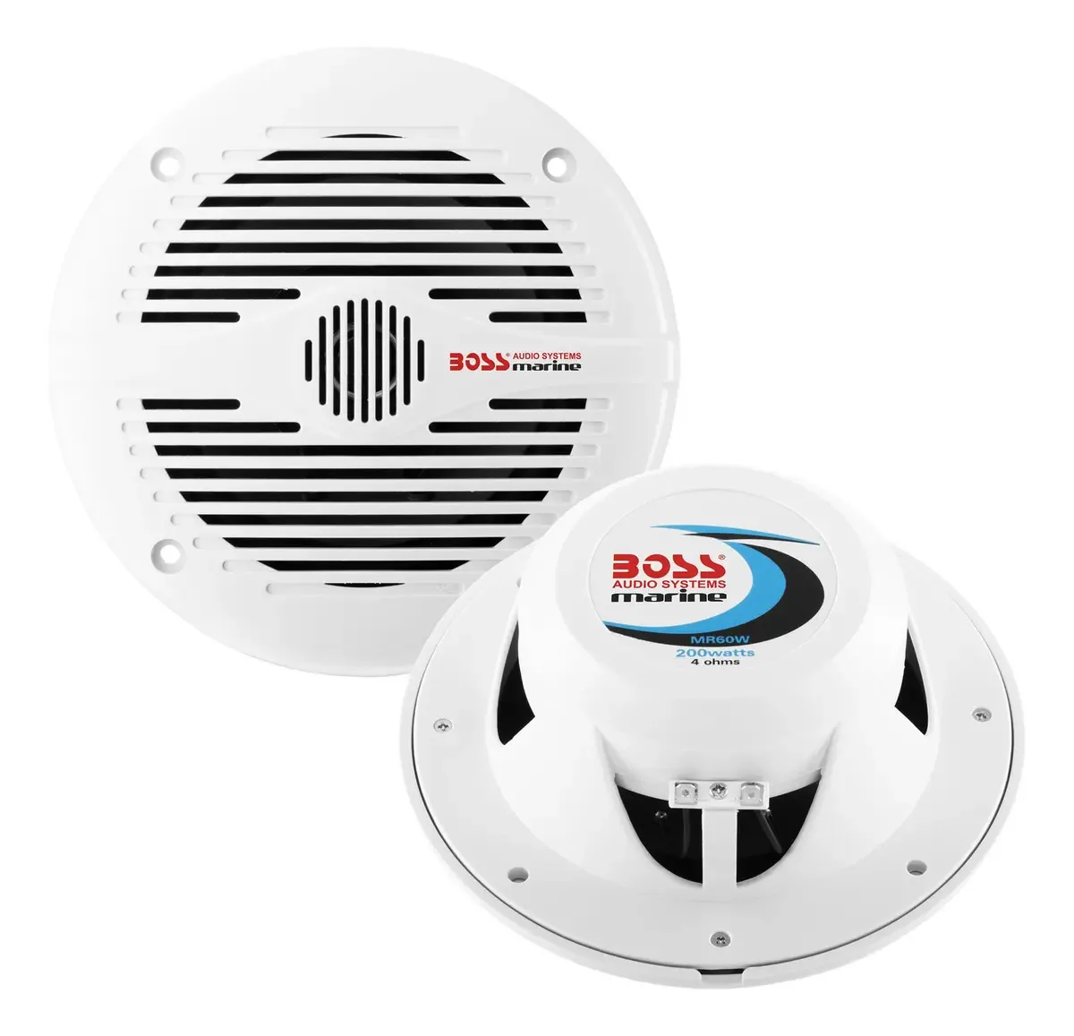 Alto-falantes estéreo Marine Boat Boss Audio Systems MR60w 6