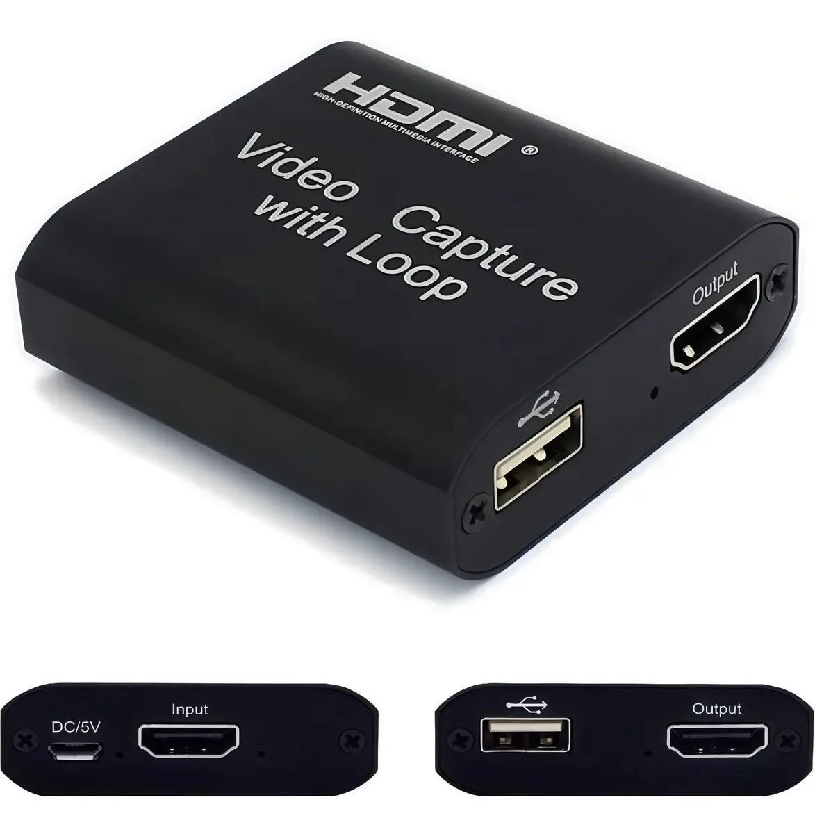 Placa De Captura Hdmi Gamer Usb 1080p Live Streaming Full Hd