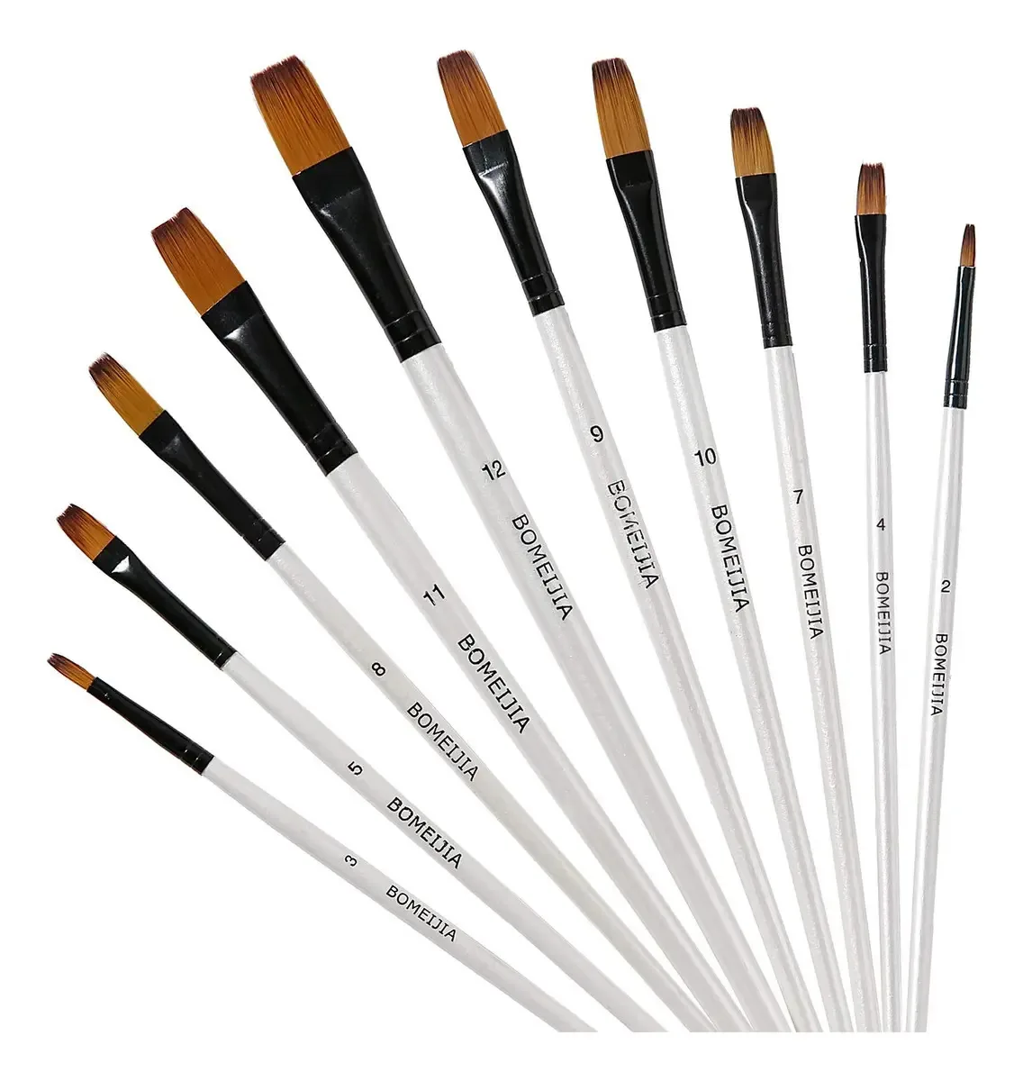 Conjunto de pincéis de pintura Gethpen Art, 12 pincéis