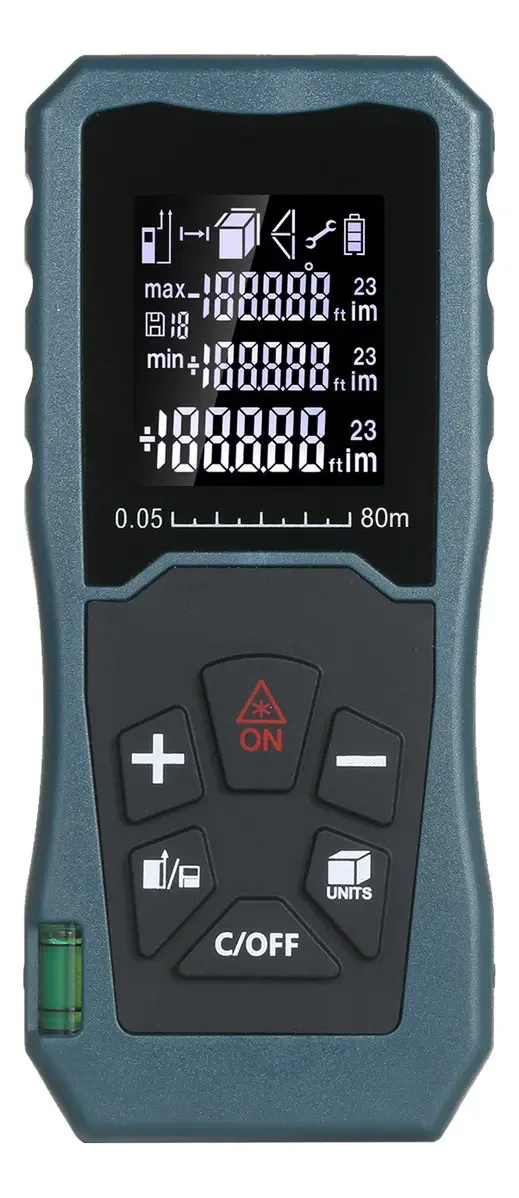 Medidor de distância a laser portátil Kkmoon Jp80 80m