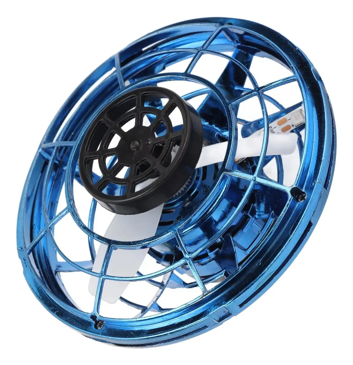 Mini drone portátil interativo giratório azul para exterior