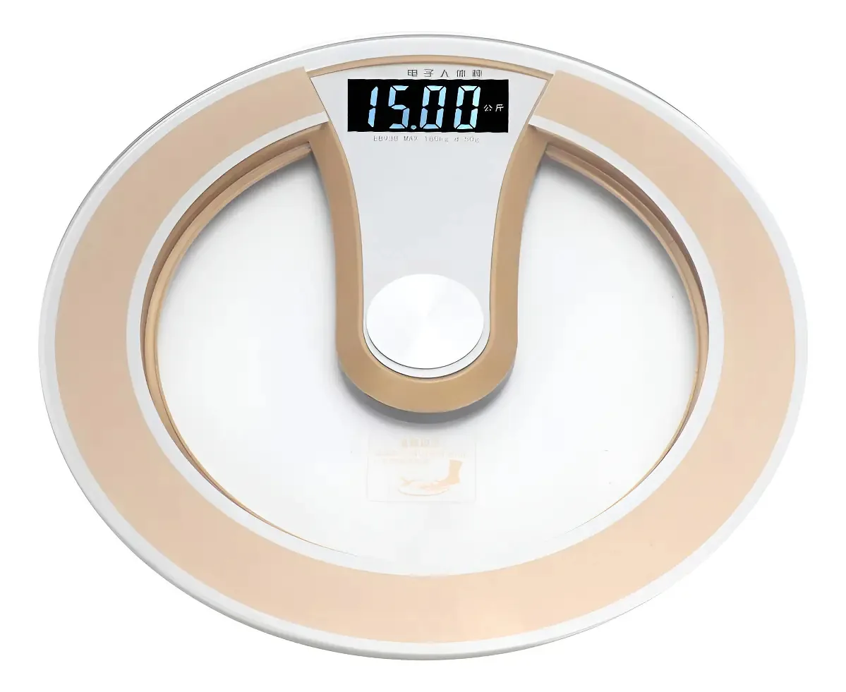 Balanças de peso corporal, balança digital LCD inteligente. Cor Preto