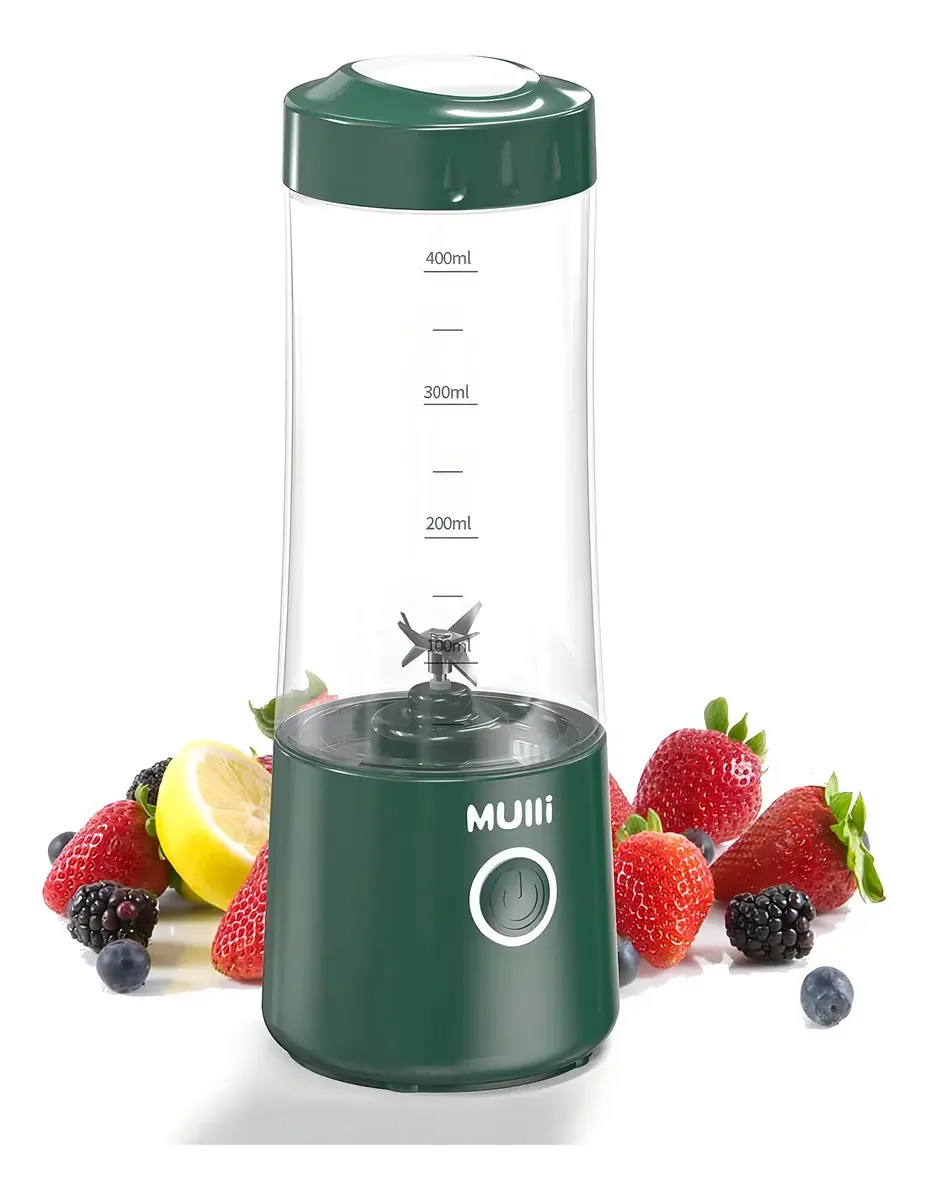 Liquidificador portátil Mulli, liquidificador pessoal recarregável USB