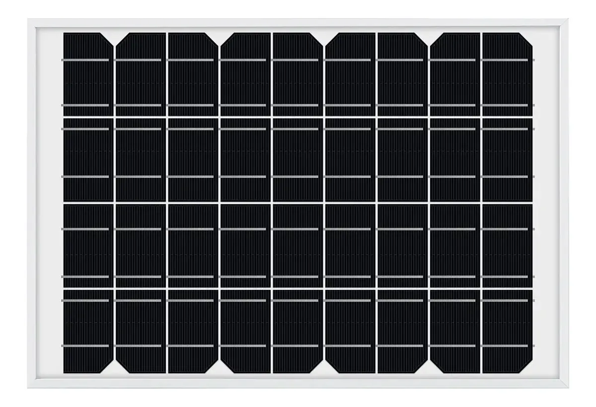 Eficiência de conversão de painéis fotovoltaicos Waveshare So. Painel solar colorido (18v 10w)