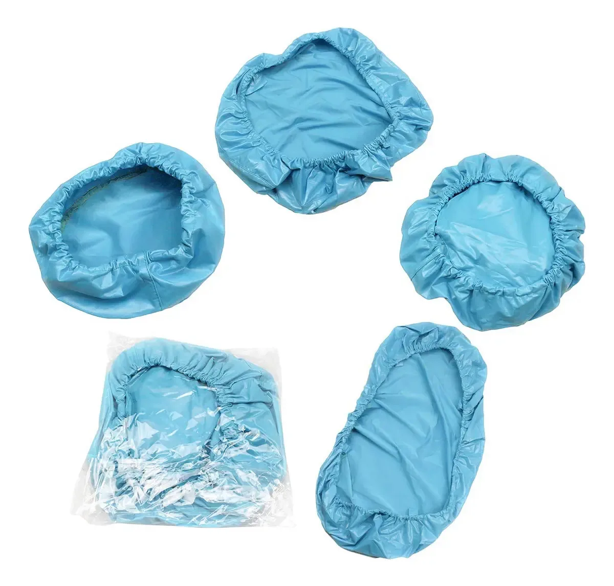 Conjunto de 4 Capas Protetoras para Cadeiras Dentárias Azul