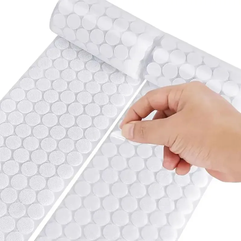 Fecho De Contato Casado Velcron 15mm Adesivo 500 Pares Moeda