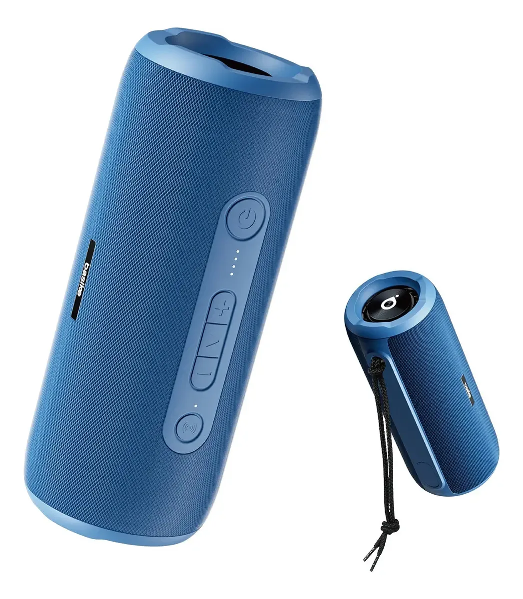 Basike Caixa De Som Bluetooth Portatil Subwoofer Ipx6 31w Cor Azul