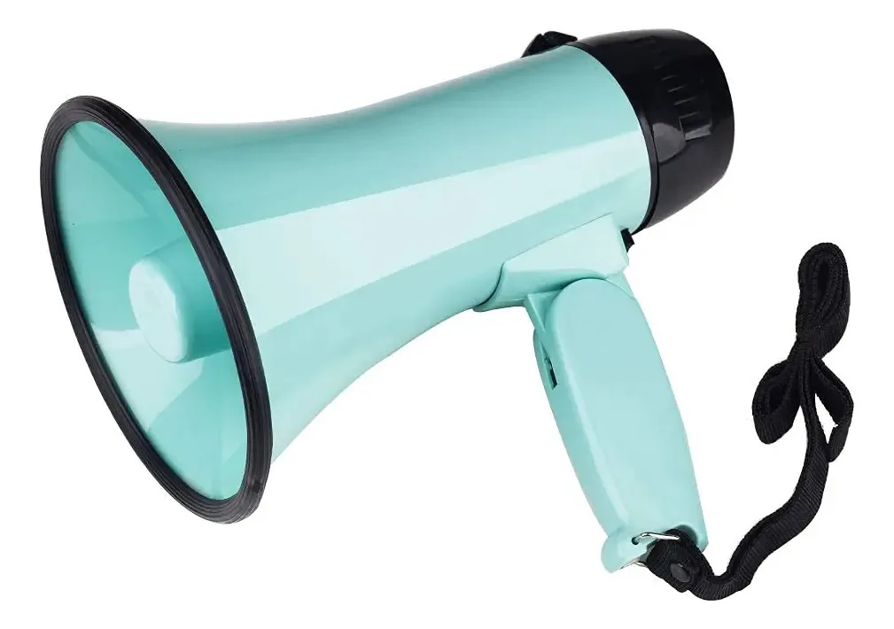 Megafone portátil Megafone Megafone com potência de 20 watts