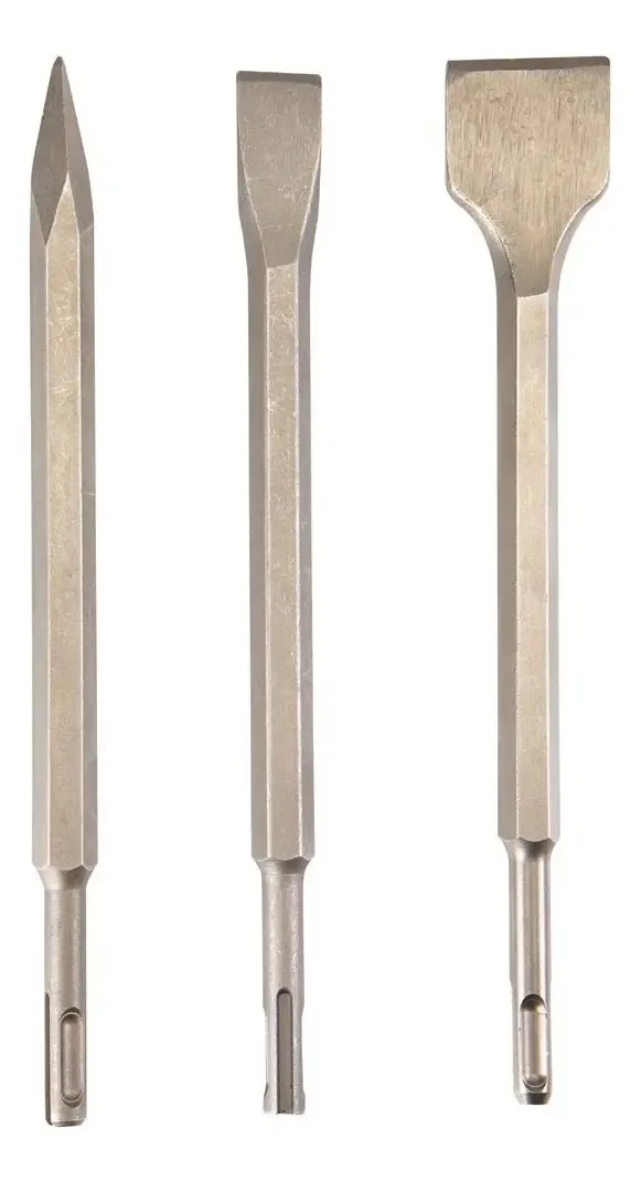Conjunto de cinzéis de alvenaria SDS, 3 unidades