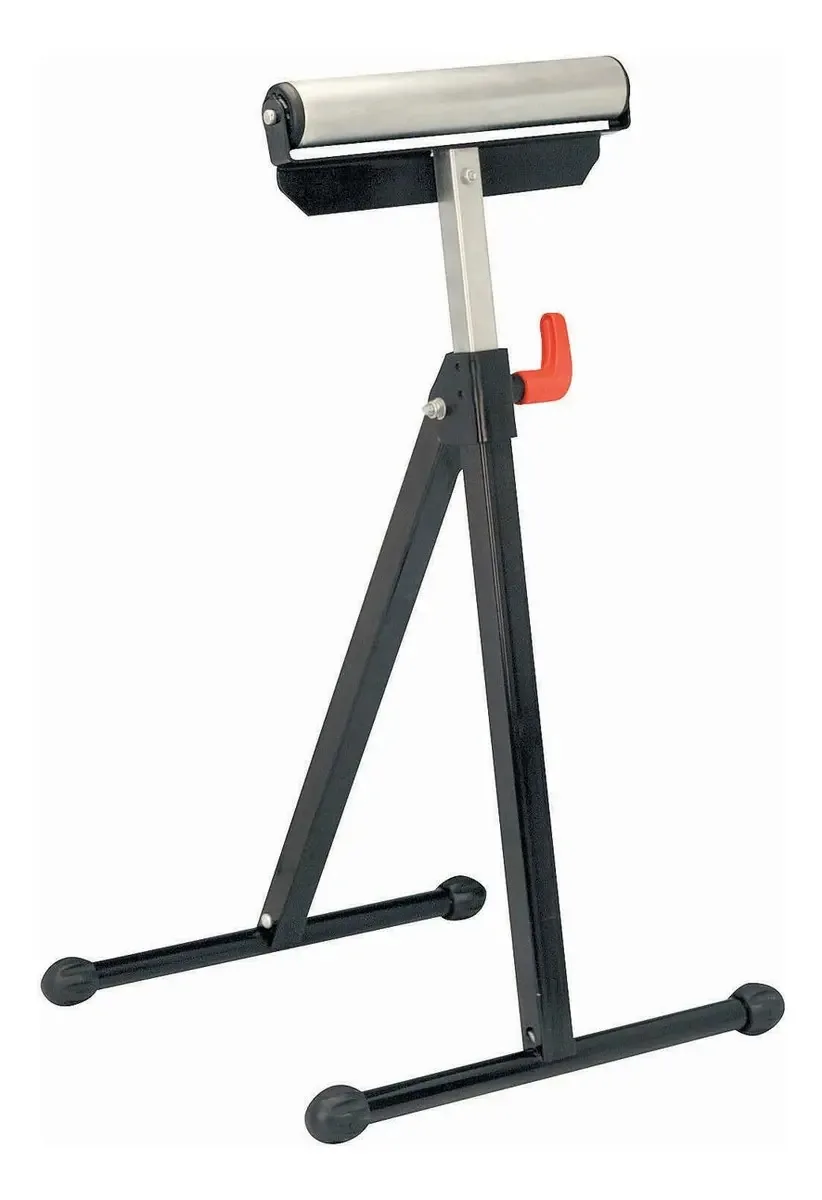 Base de trabalho ou suporte com rolo para material deslizante