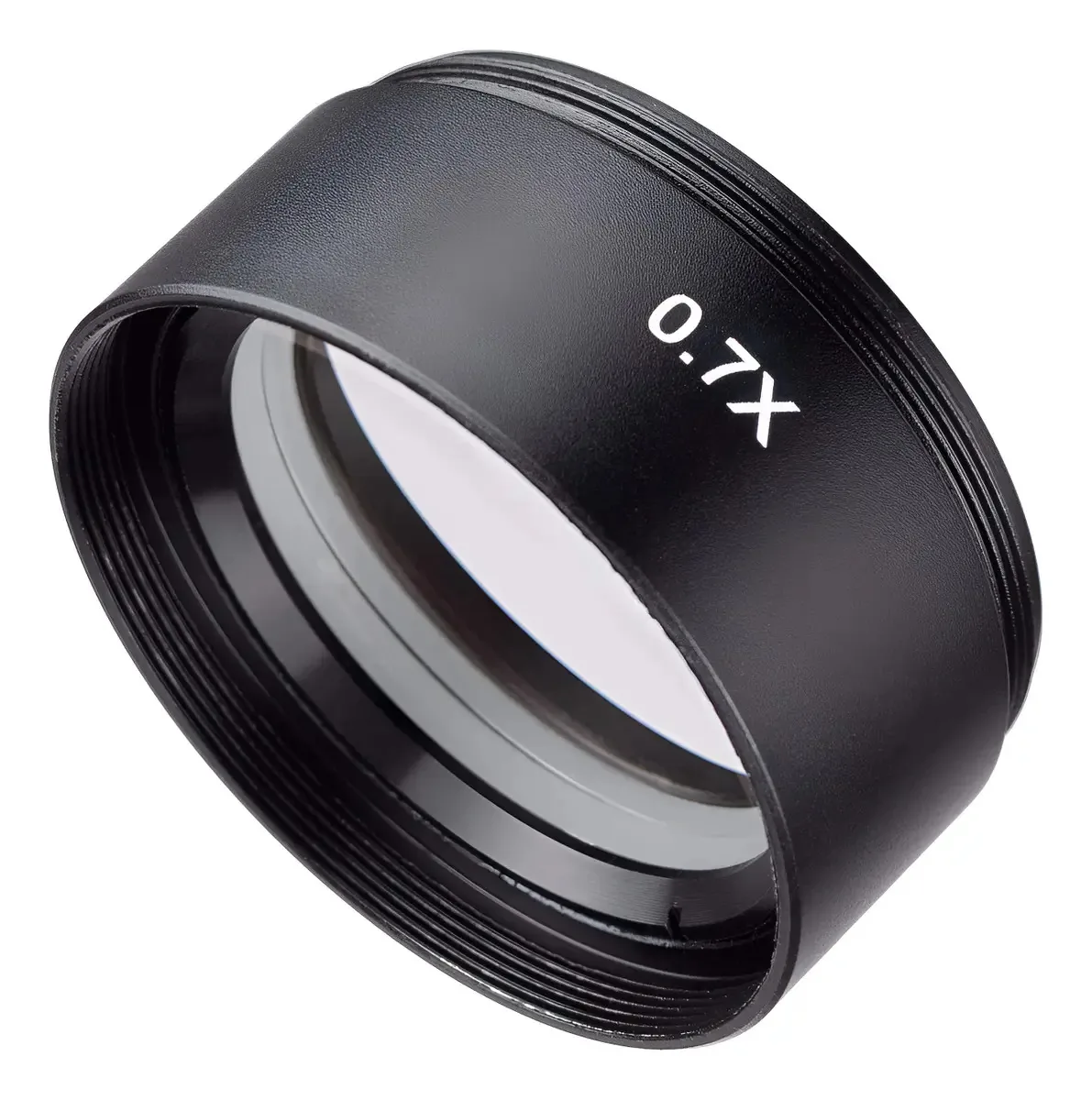 Lente Parco Scientific Barlow Paf07 0.7x para microscópios. Cor: Preto