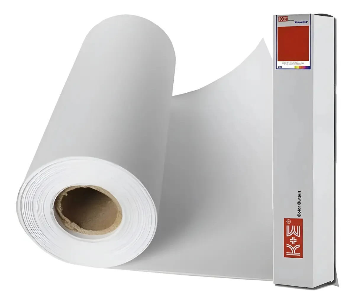 Imagens de arte em rolo de tecido de lona fosco Kronaline Ke604 White