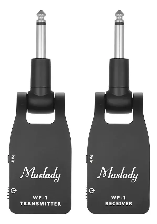 Transmissor e receptor Bluetooth Muslady para guitarra