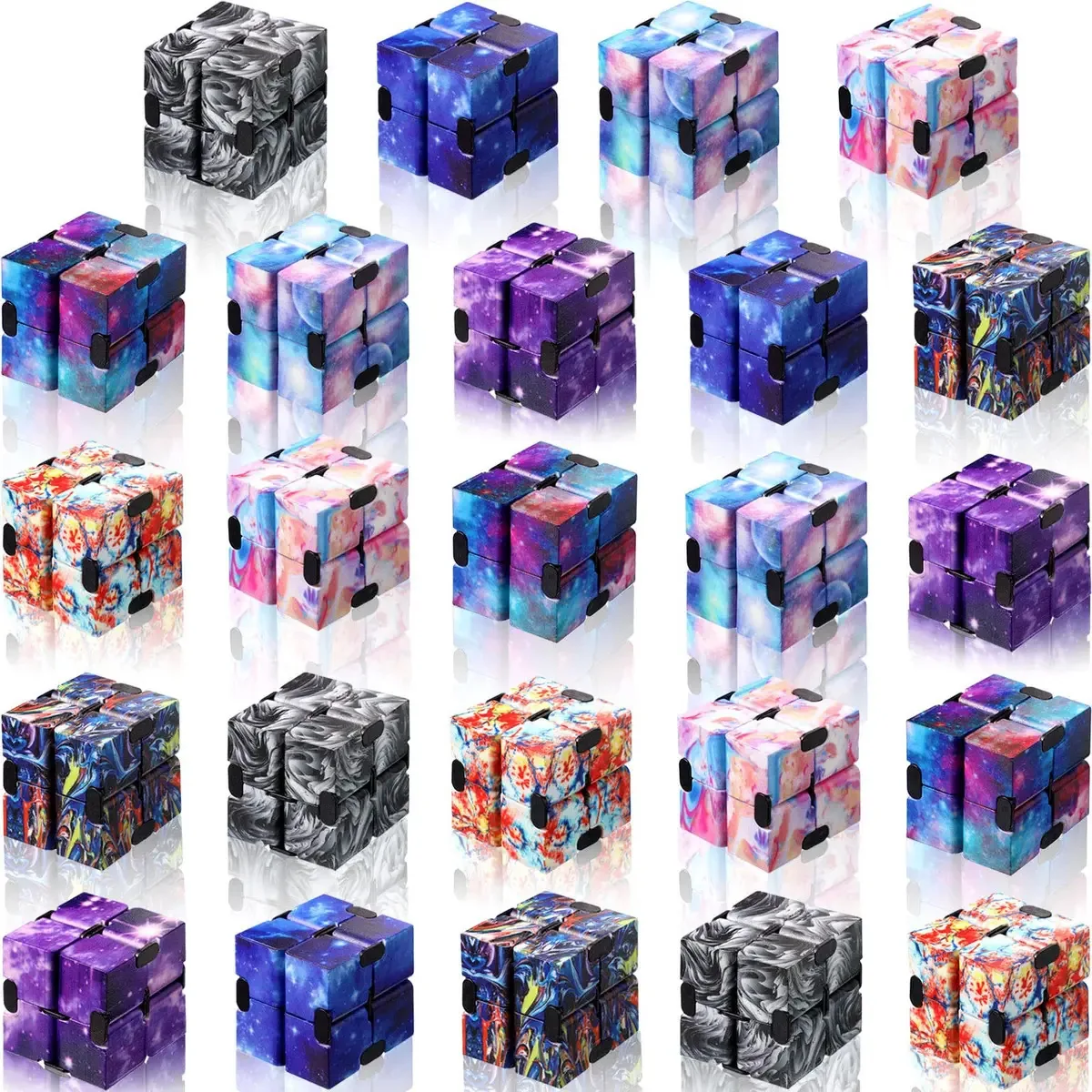 24 cubos de brinquedos sensoriais Stela Style Stress Relief