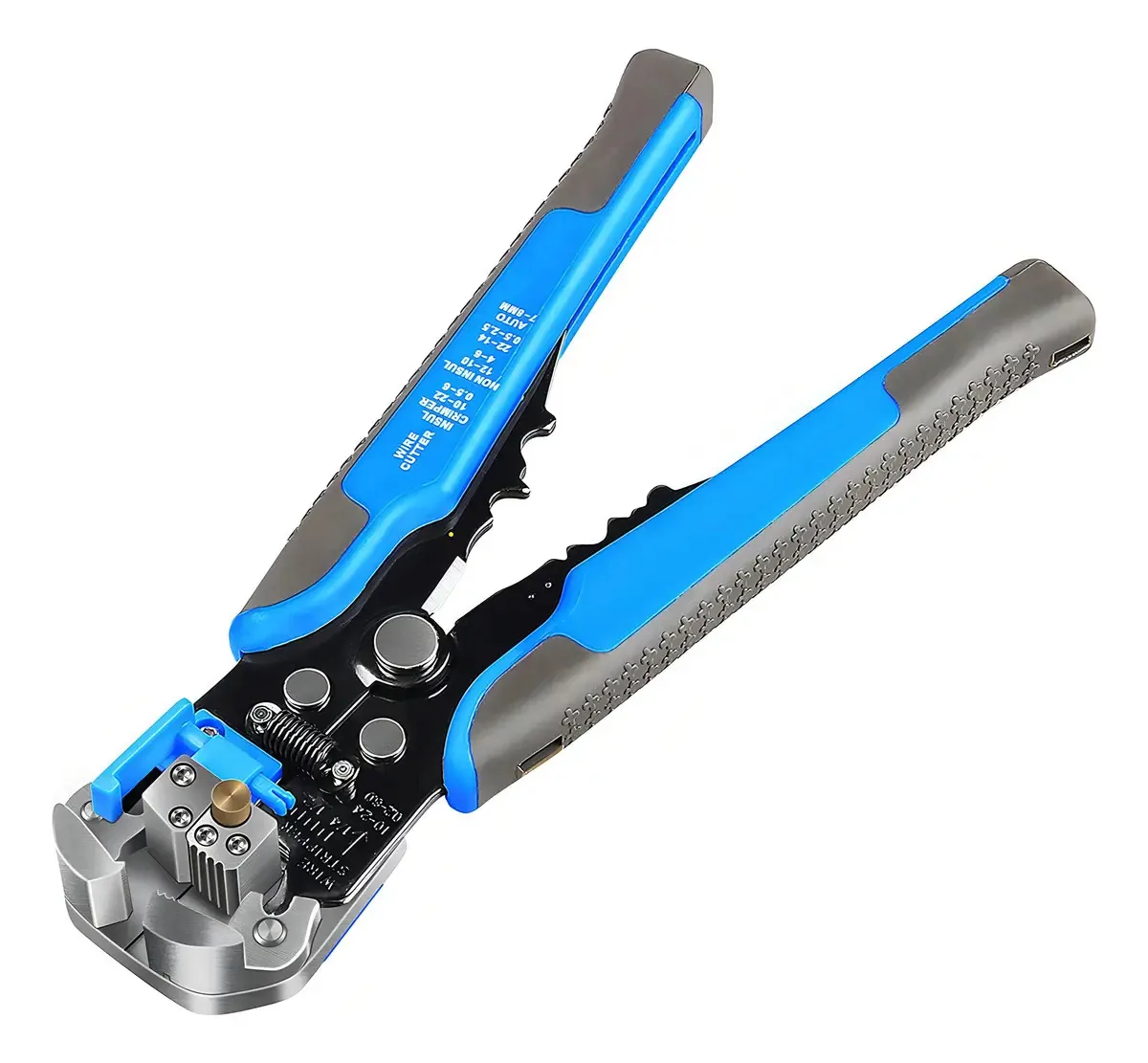 Pinça automática para descascar cabos, cortador de cabos, pinças 5 e 1
