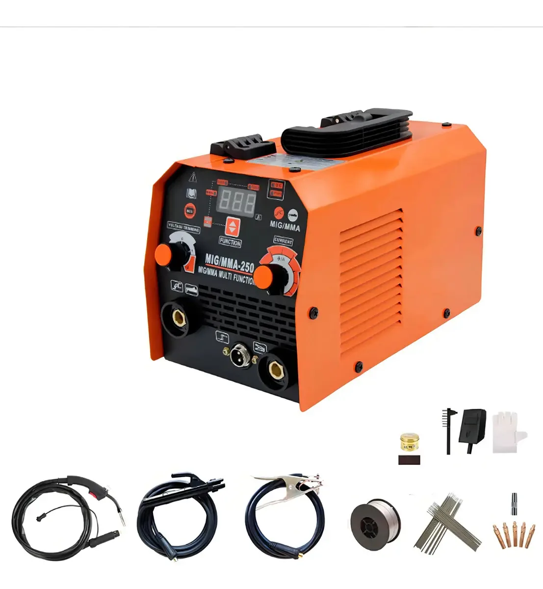 Máquina de solda inversora 5000w Máquina de solda de cor Borgonha com inversor