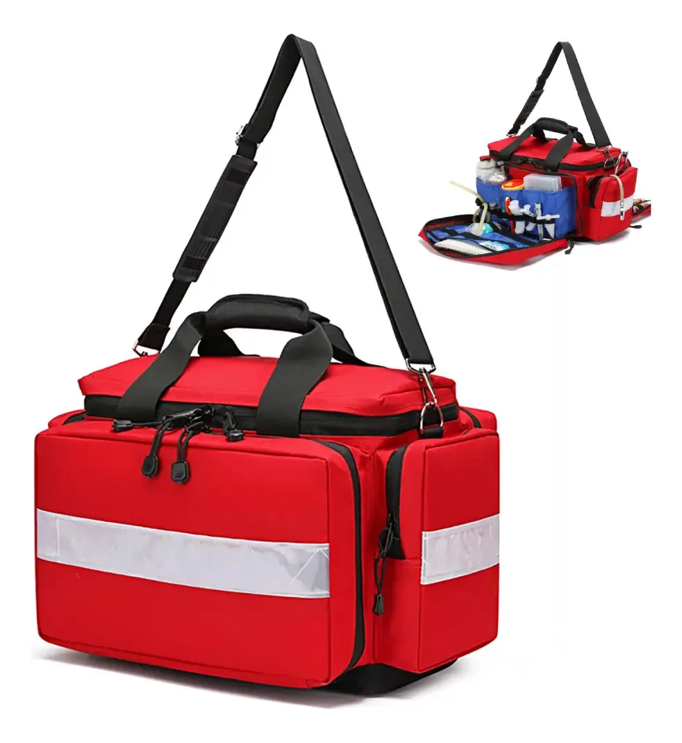 Kit de Primeiros Socorros Mochila Grande Paramédico Maleta