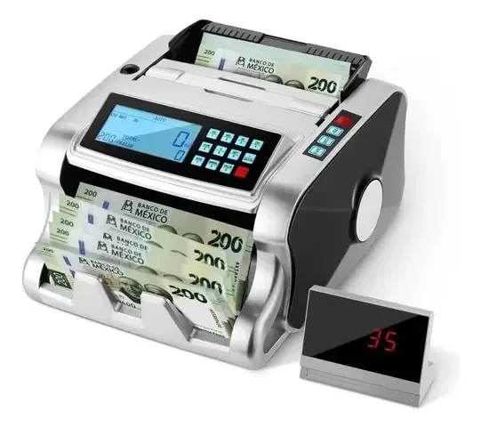 Contador de contas de várias moedas Balulaa Double Lcd
